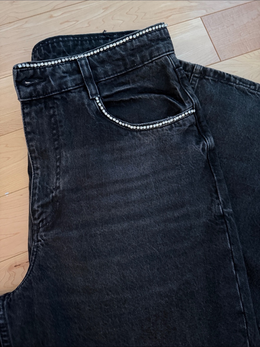 Maje Crystal Trim Jeans